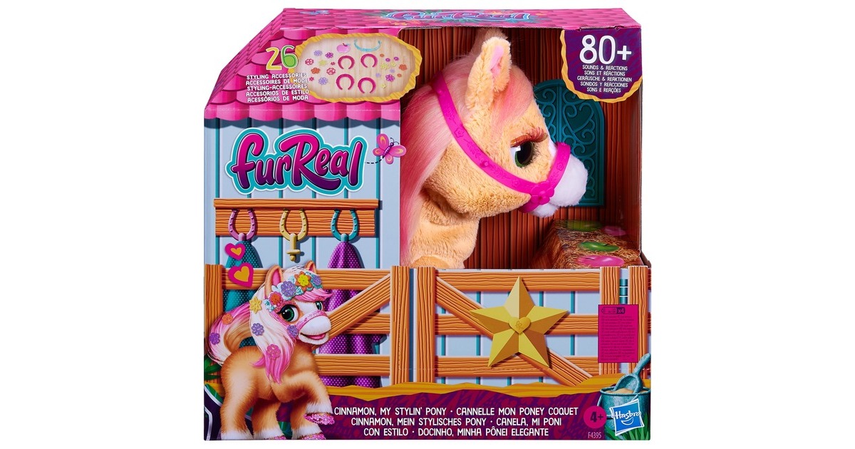 Hasbro FurReal Cinnamon My Stylin Pony, Kuscheltier
