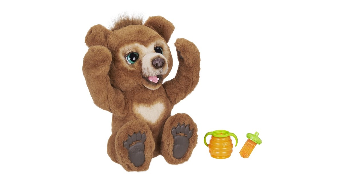 Hasbro FurReal Cubby, mein Knuddelbär, Kuscheltier(braun/creme, Outlet)