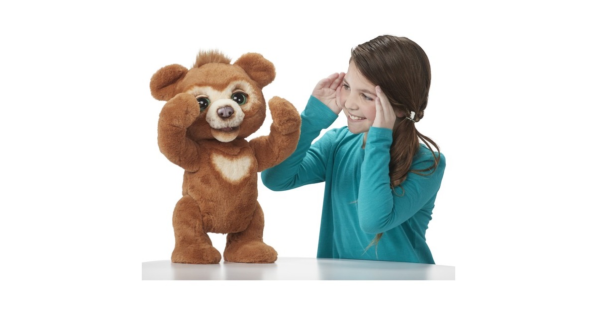 Hasbro FurReal Cubby, mein Knuddelbär, Kuscheltier(braun/creme, Outlet)