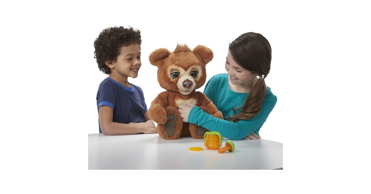 Hasbro FurReal Cubby, mein Knuddelbär, Kuscheltier(braun/creme, Outlet)