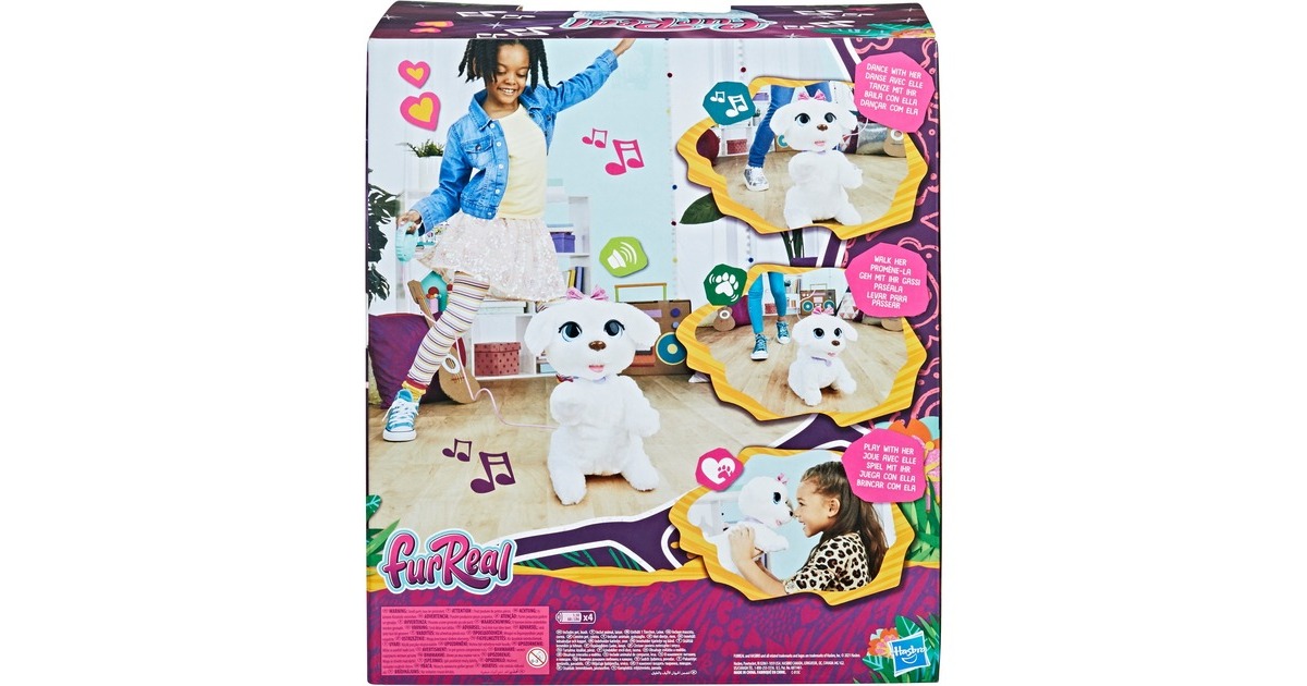 Hasbro FurReal GoGo, mein tanzendes Hündchen, Kuscheltier(weiß)