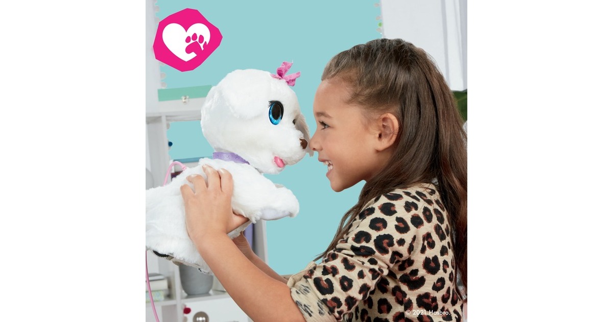 Hasbro FurReal GoGo, mein tanzendes Hündchen, Kuscheltier(weiß)