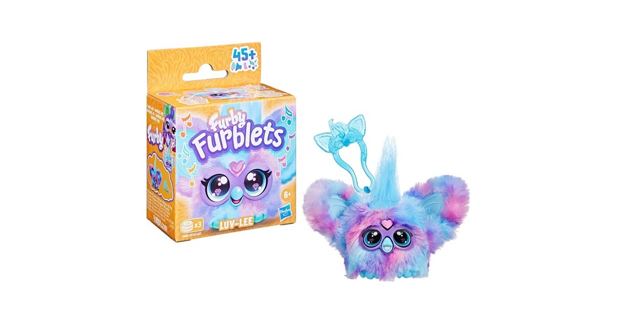 Hasbro Furby Furblets Luv-Lee, Kuscheltier(blau/lila)