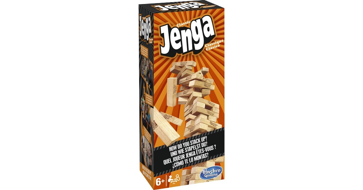Hasbro Jenga Classic, Geschicklichkeitsspiel(holz)