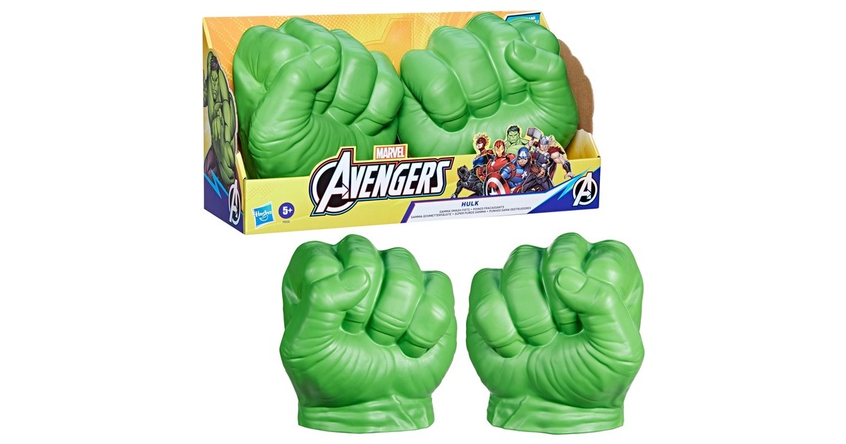 Hasbro Marvel Avengers Hulk Gamma-Schmetterfäuste, Rollenspiel(grün)