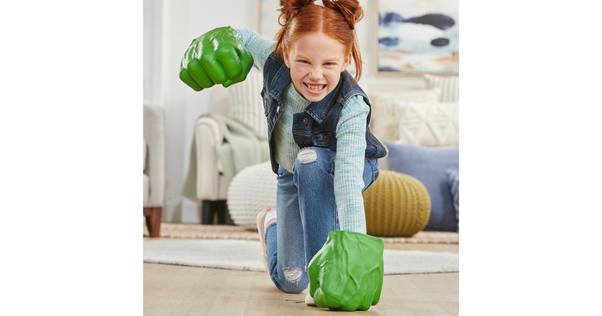 Hasbro Marvel Avengers Hulk Gamma-Schmetterfäuste, Rollenspiel(grün)