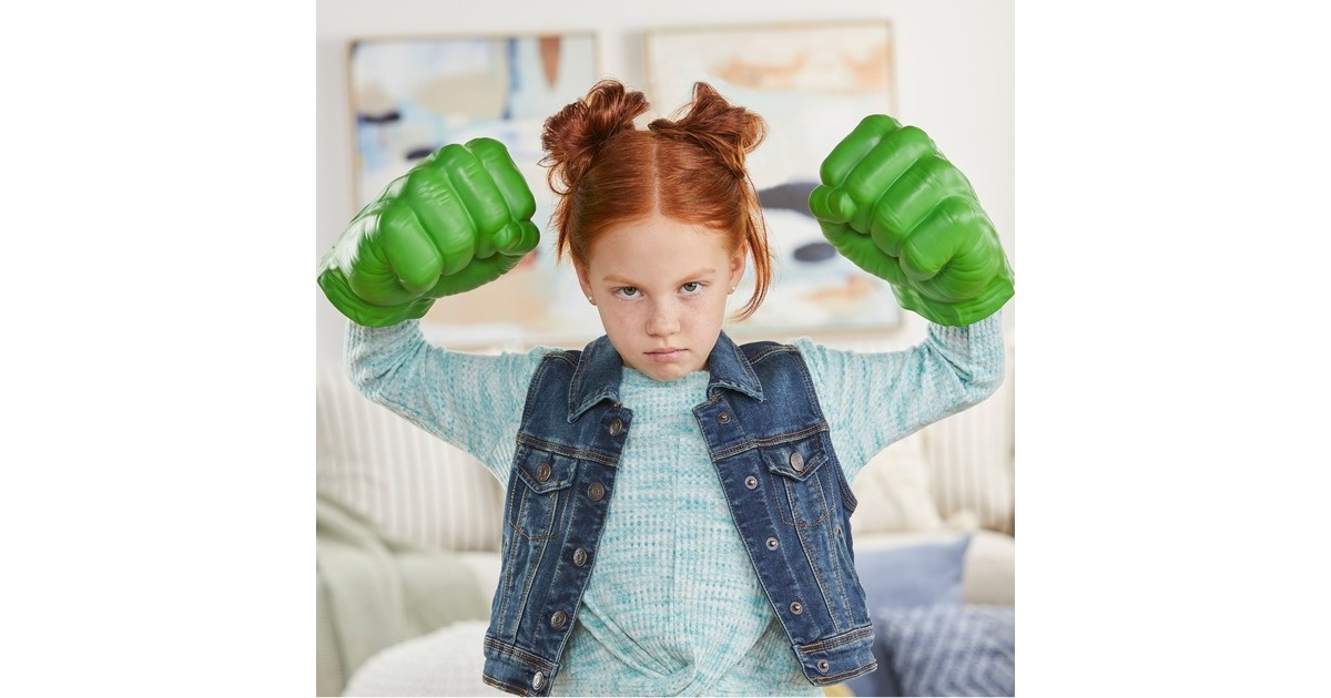 Hasbro Marvel Avengers Hulk Gamma-Schmetterfäuste, Rollenspiel(grün)