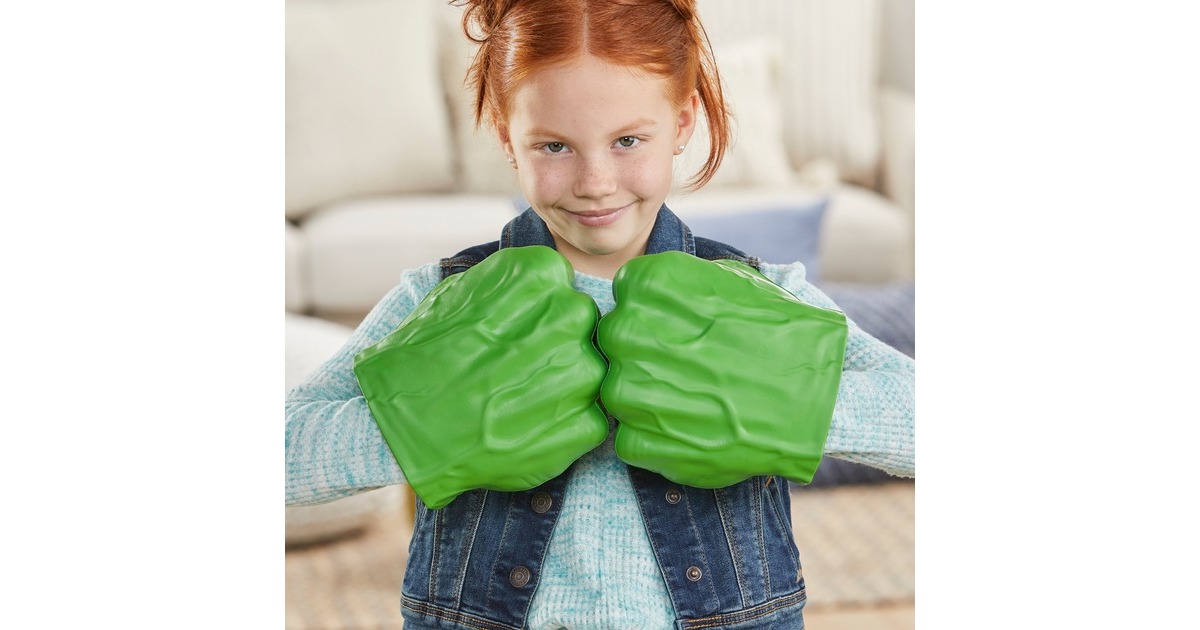 Hasbro Marvel Avengers Hulk Gamma-Schmetterfäuste, Rollenspiel(grün)