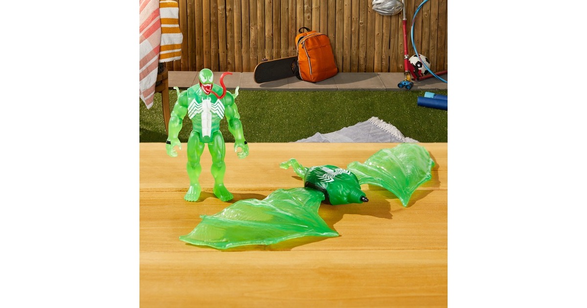 Hasbro Marvel Epic Hero Series Green Symbiote Flügel Splasher, Spielfigur(grün)