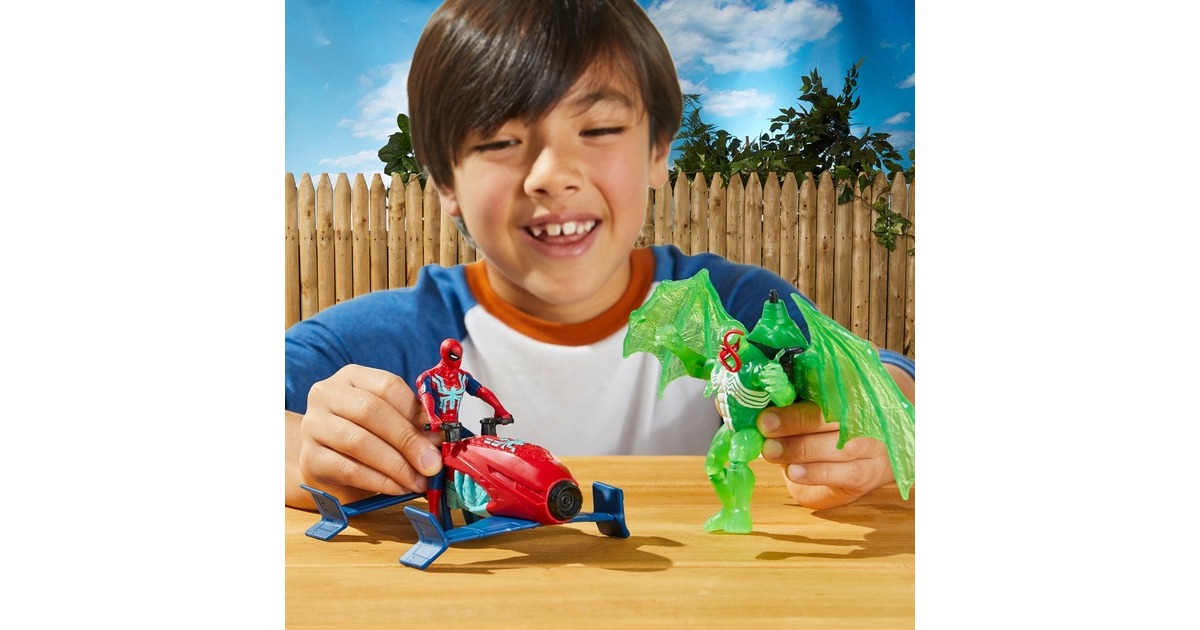 Hasbro Marvel Epic Hero Series Green Symbiote Flügel Splasher, Spielfigur(grün)