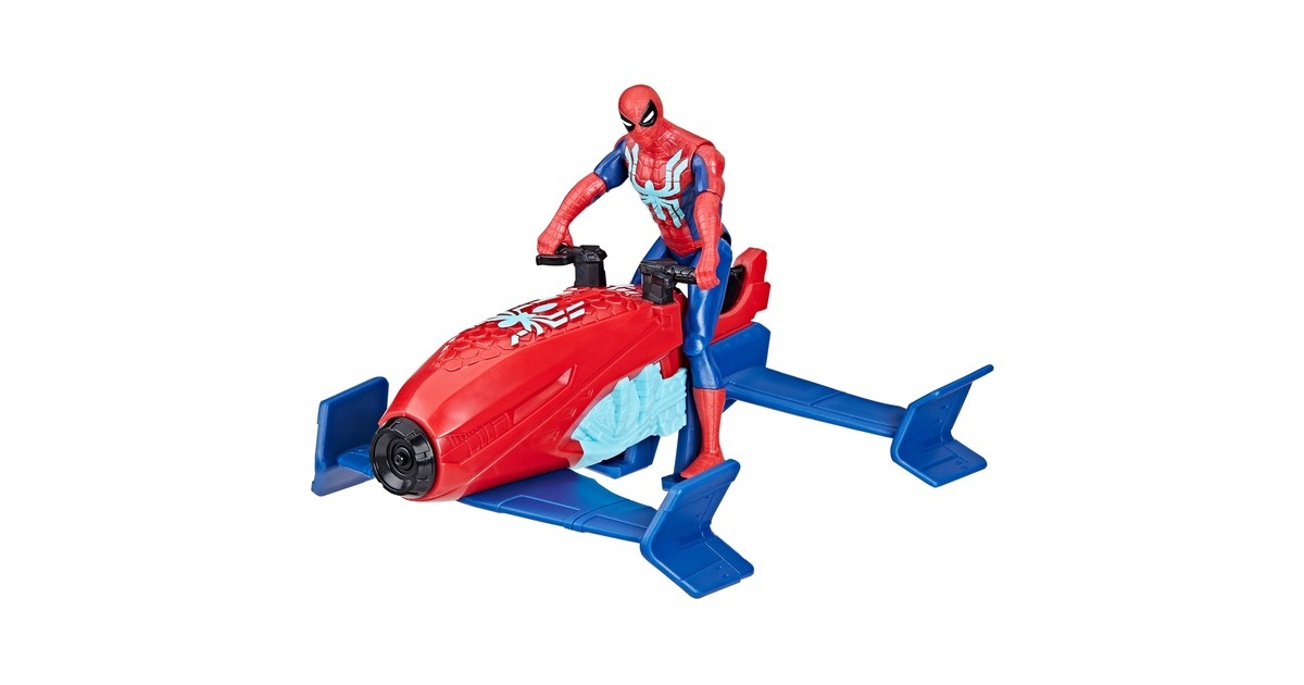 Hasbro Marvel Epic Hero Series Spider-Man Jet Splasher, Spielfigur(rot/blau)