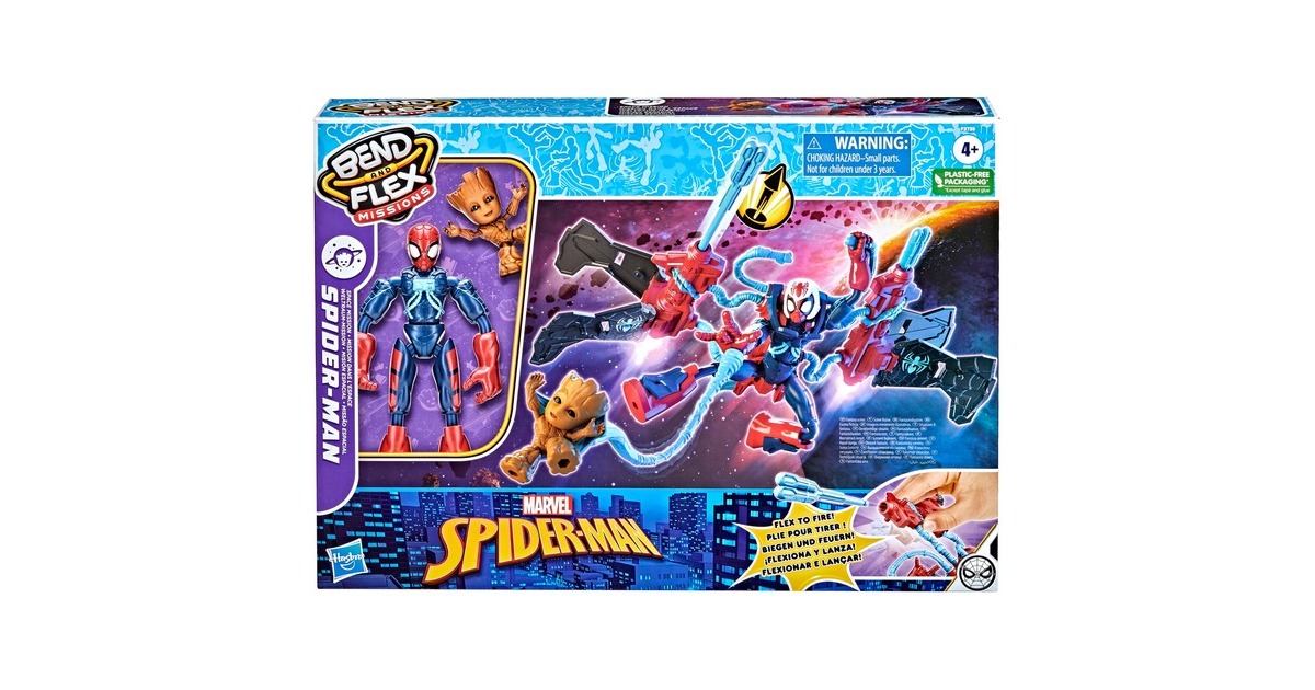 Hasbro Marvel Spider-Man Bend and Flex Missions Spider-Man, Spielfigur