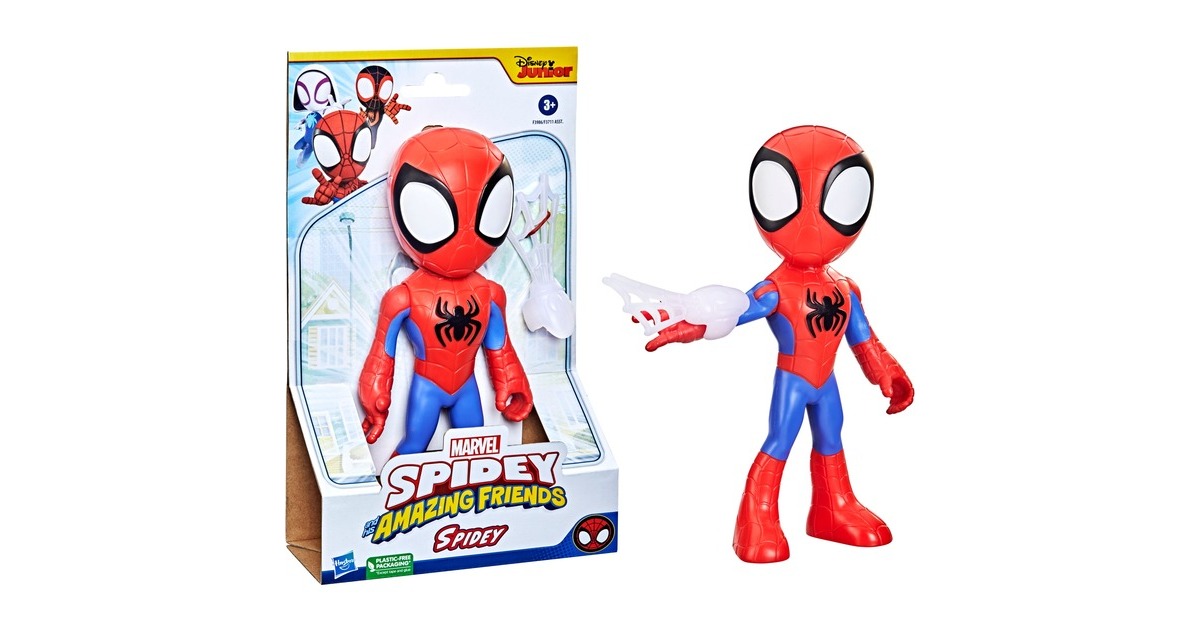 Hasbro Marvel Spidey and His Amazing Friends - Supergroße Spidey Actionfigur, Spielfigur