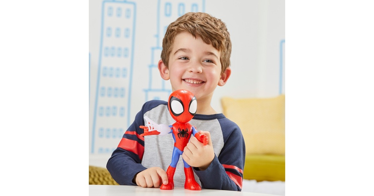 Hasbro Marvel Spidey and His Amazing Friends - Supergroße Spidey Actionfigur, Spielfigur