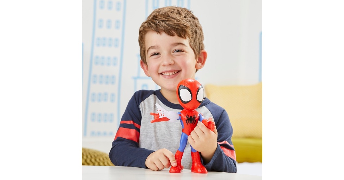 Hasbro Marvel Spidey and His Amazing Friends - Supergroße Spidey Actionfigur, Spielfigur