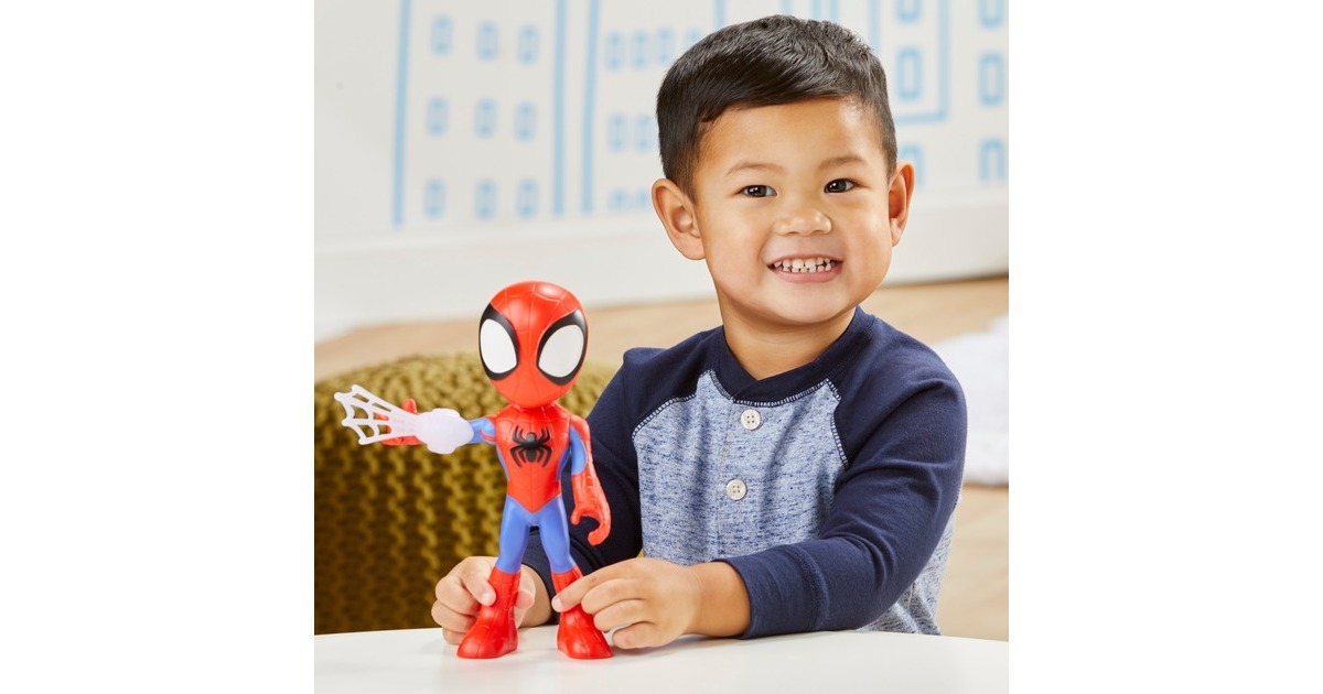 Hasbro Marvel Spidey and His Amazing Friends - Supergroße Spidey Actionfigur, Spielfigur
