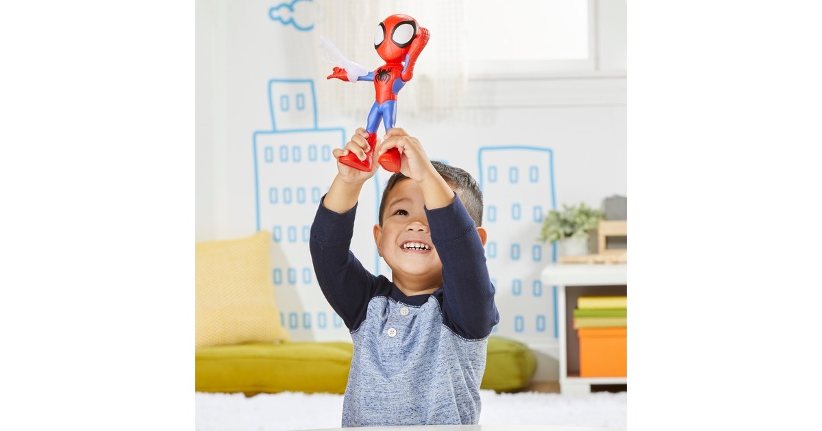 Hasbro Marvel Spidey and His Amazing Friends - Supergroße Spidey Actionfigur, Spielfigur