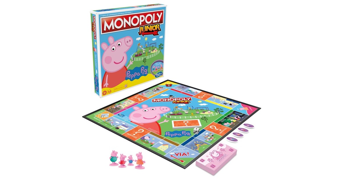 Hasbro Monopoly Junior: Peppa Wutz, Brettspiel
