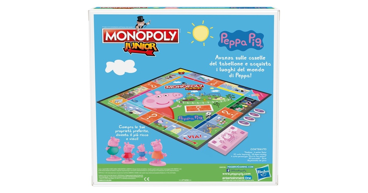 Hasbro Monopoly Junior: Peppa Wutz, Brettspiel
