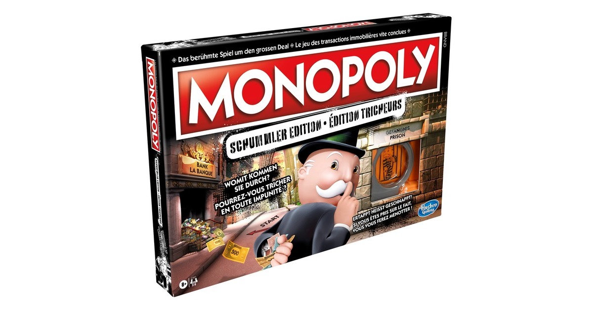 Hasbro Monopoly Mogeln & Täuschen, Brettspiel