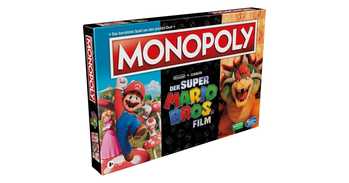 Hasbro Monopoly Super Mario Film Edition, Brettspiel Hasbro Monopoly Super Mario Film Edition, Brettspiel