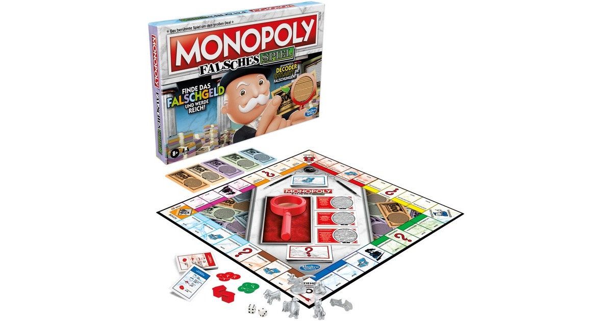 Hasbro Monopoly falsches Spiel, Brettspiel