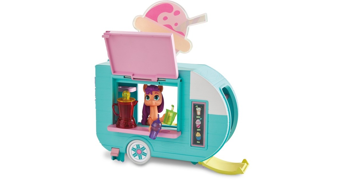 Hasbro My Little Pony Sunny Starscout Smoothie Truck, Spielfahrzeug