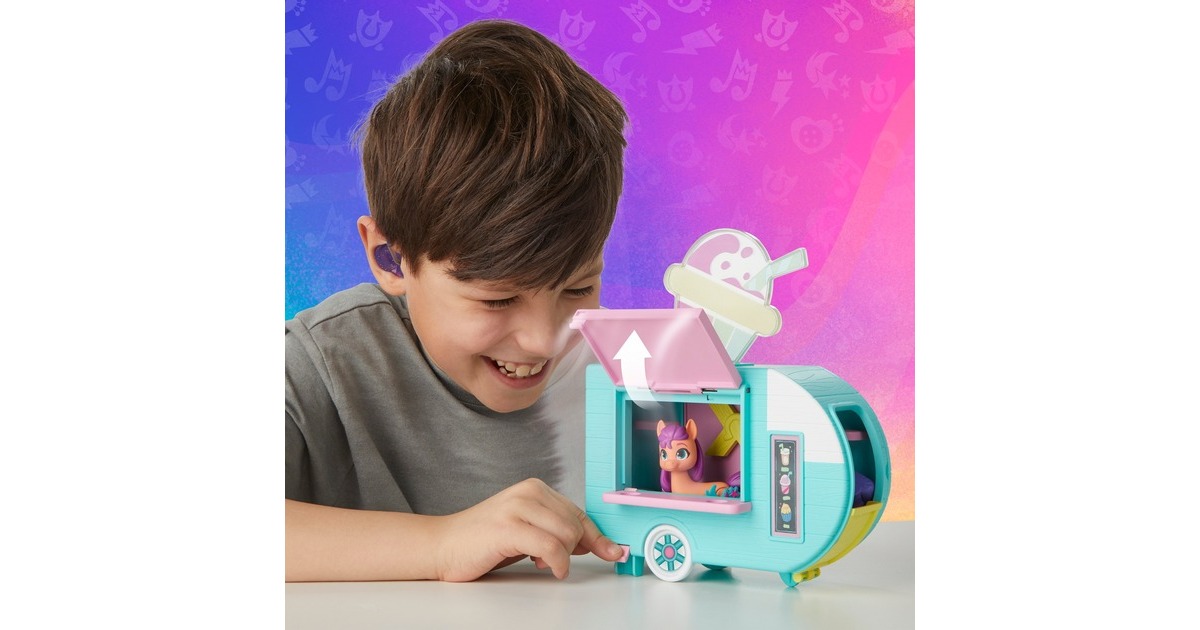 Hasbro My Little Pony Sunny Starscout Smoothie Truck, Spielfahrzeug