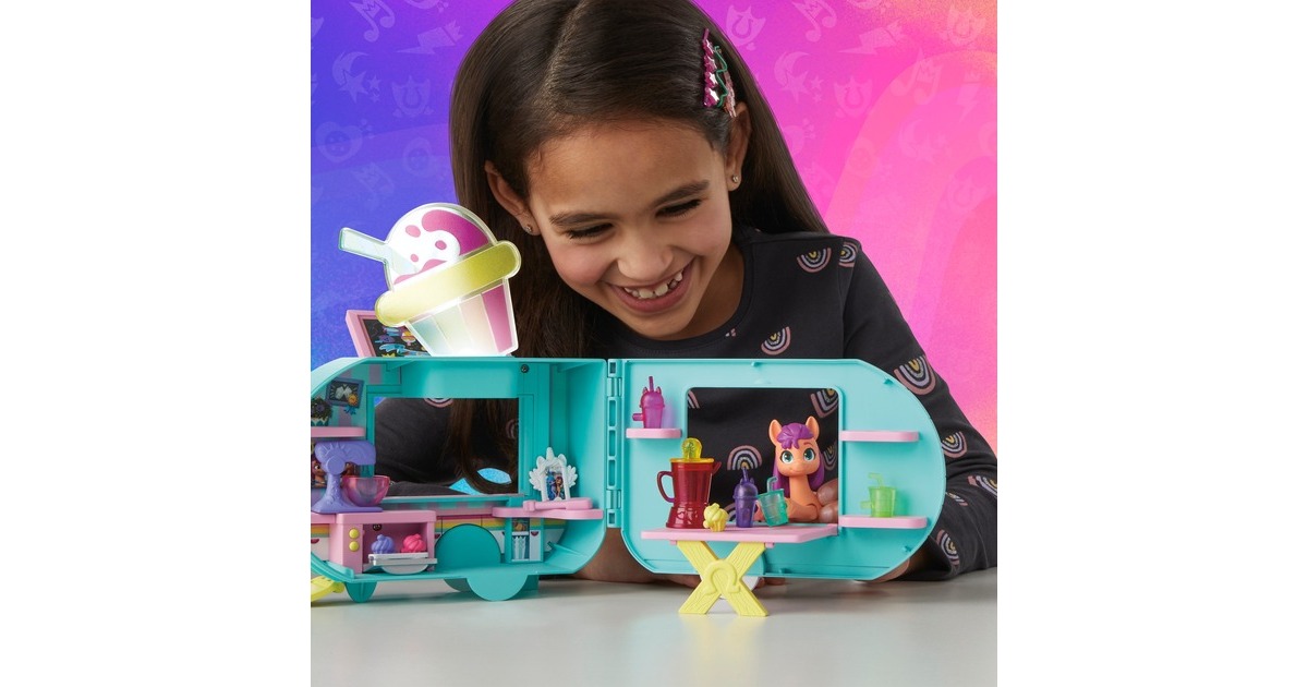 Hasbro My Little Pony Sunny Starscout Smoothie Truck, Spielfahrzeug