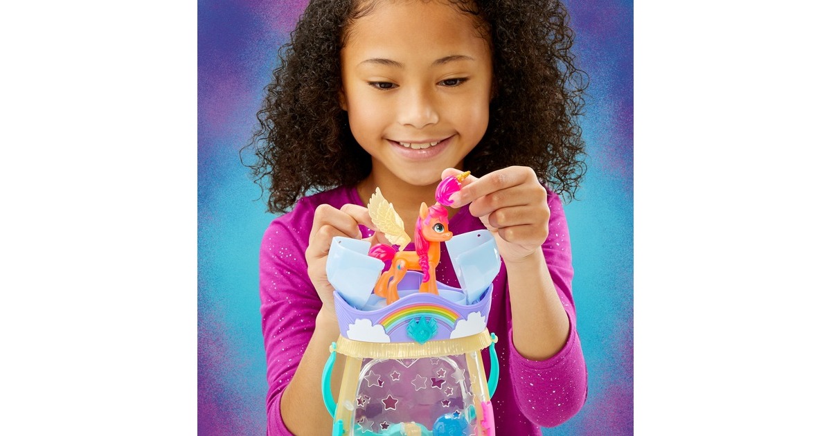 Hasbro My Little Pony - Eine neue Generation Farbenspiel-Laterne Sunny Starscout, Spielfigur