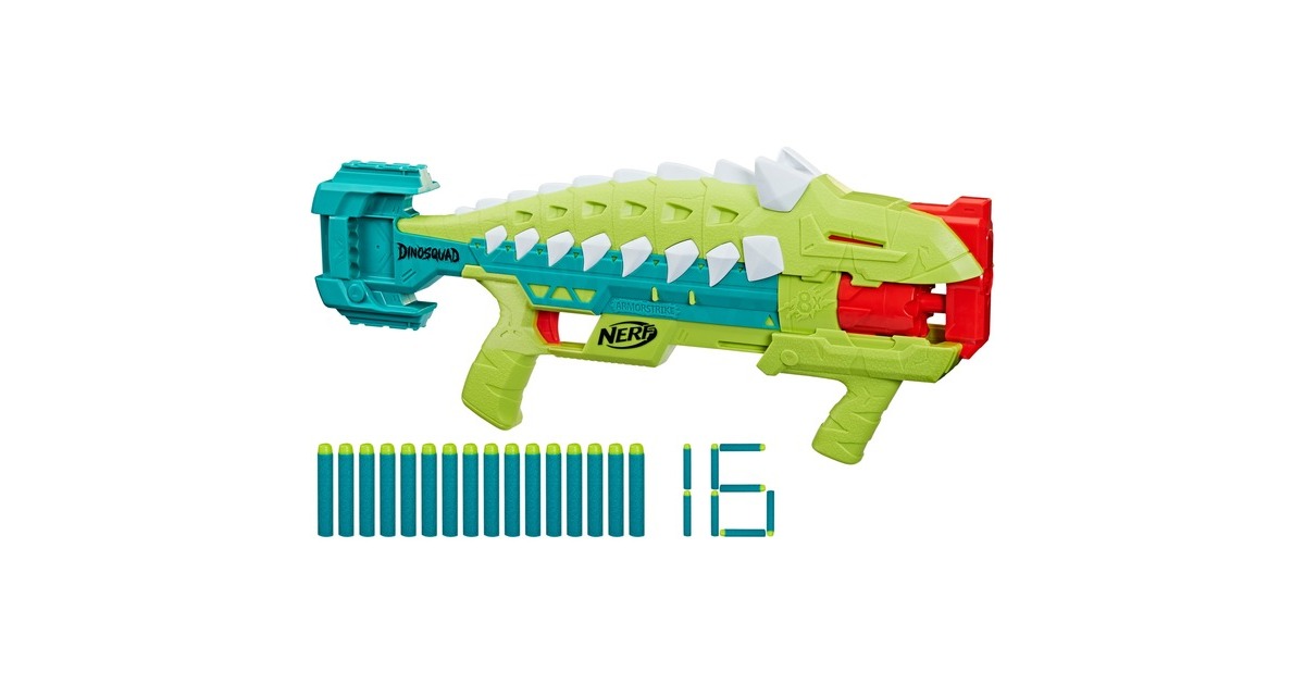 Hasbro Nerf DinoSquad Armorstrike, Nerf Gun(hellgrün/dunkelgrün) Hasbro Nerf DinoSquad Armorstrike, Nerf Gun(hellgrün/dunkelgrün)