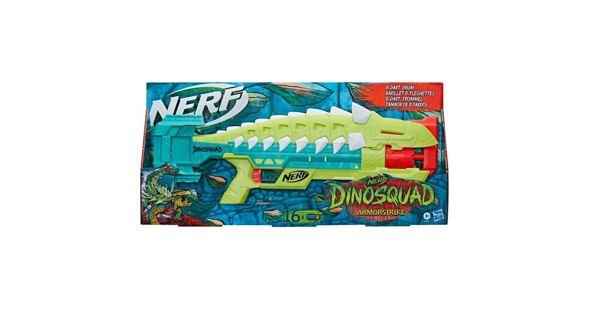 Hasbro Nerf DinoSquad Armorstrike, Nerf Gun(hellgrün/dunkelgrün)