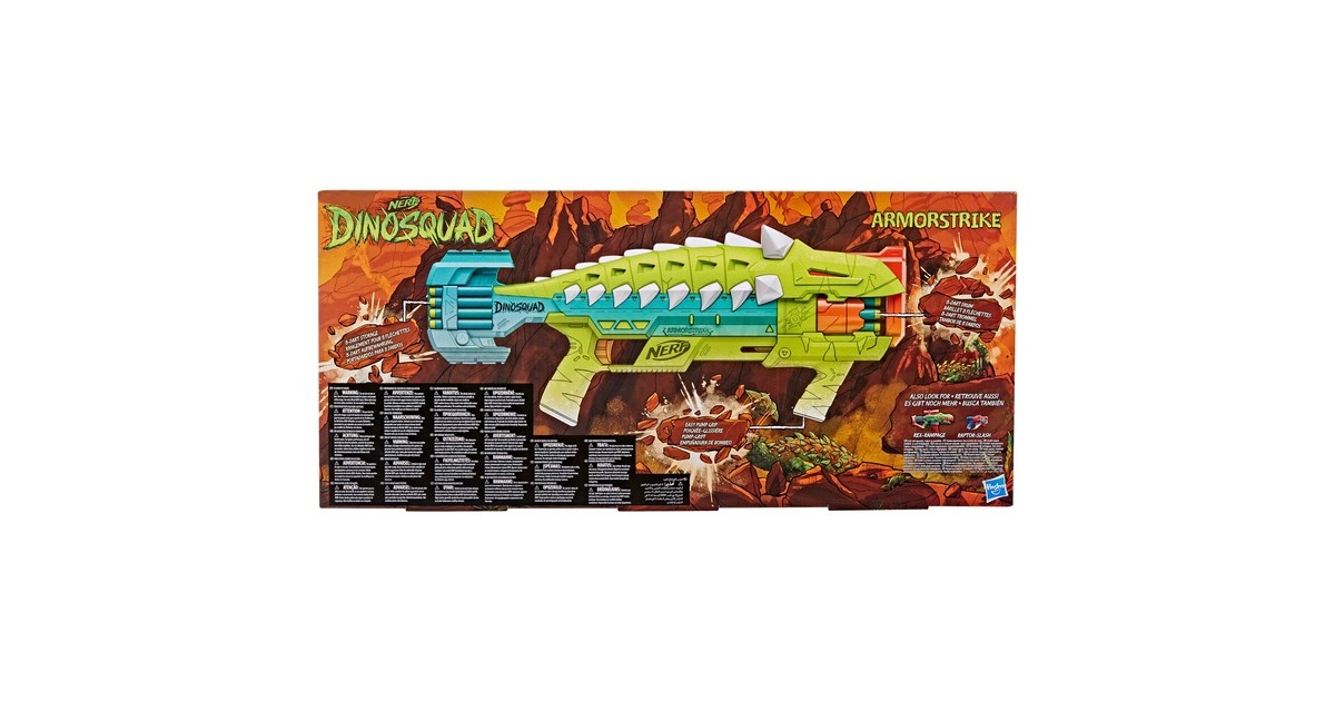 Hasbro Nerf DinoSquad Armorstrike, Nerf Gun(hellgrün/dunkelgrün)