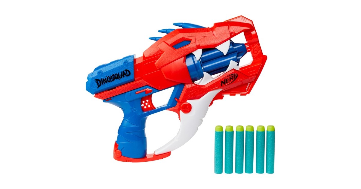 Hasbro Nerf DinoSquad Raptor-Slash, Nerf Gun(rot/blau) Hasbro Nerf DinoSquad Raptor-Slash, Nerf Gun(rot/blau)