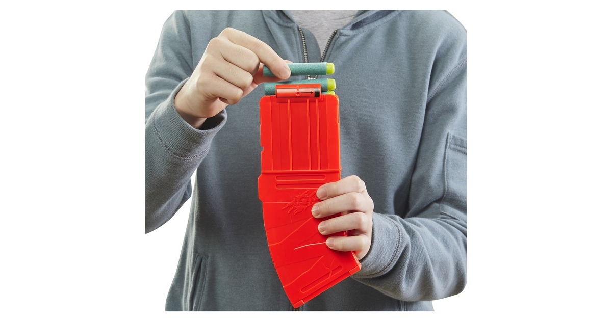 Hasbro Nerf DinoSquad Rex-Rampage, Nerf Gun(grün/orange)