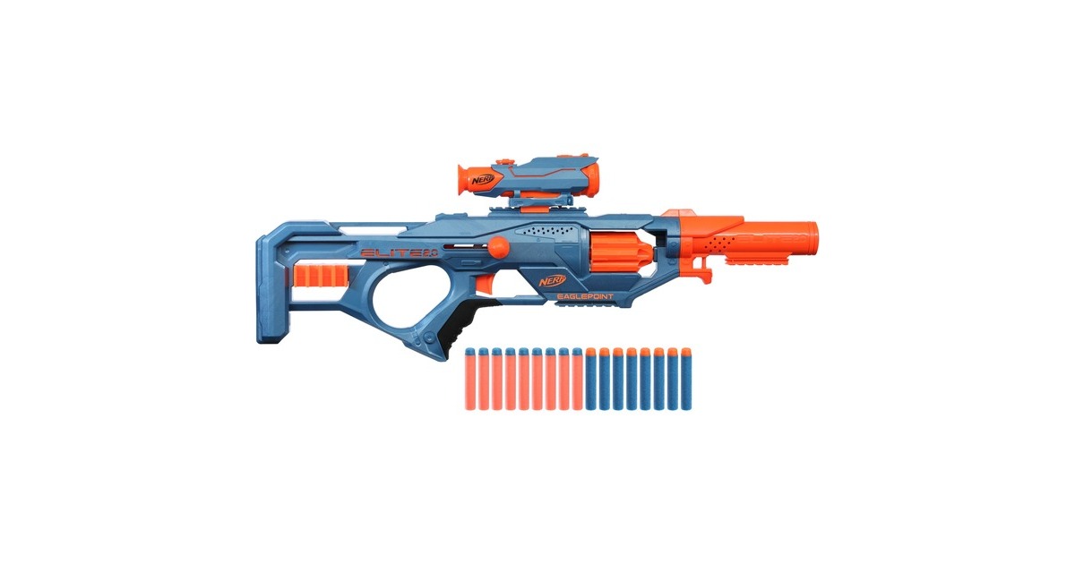 Hasbro Nerf Elite 2.0 Eaglepoint RD-8, Nerf Gun(blaugrau/orange) Hasbro Nerf Elite 2.0 Eaglepoint RD-8, Nerf Gun(blaugrau/orange)