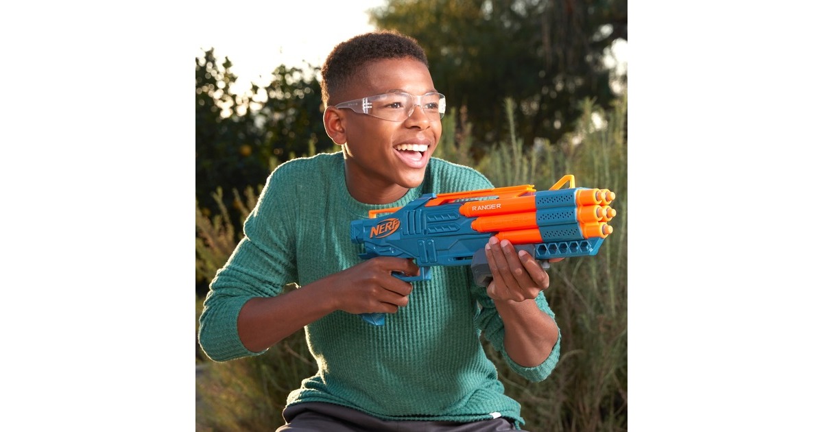 Hasbro Nerf Elite 2.0 Ranger PD-5, Nerf Gun(blaugrau/orange)