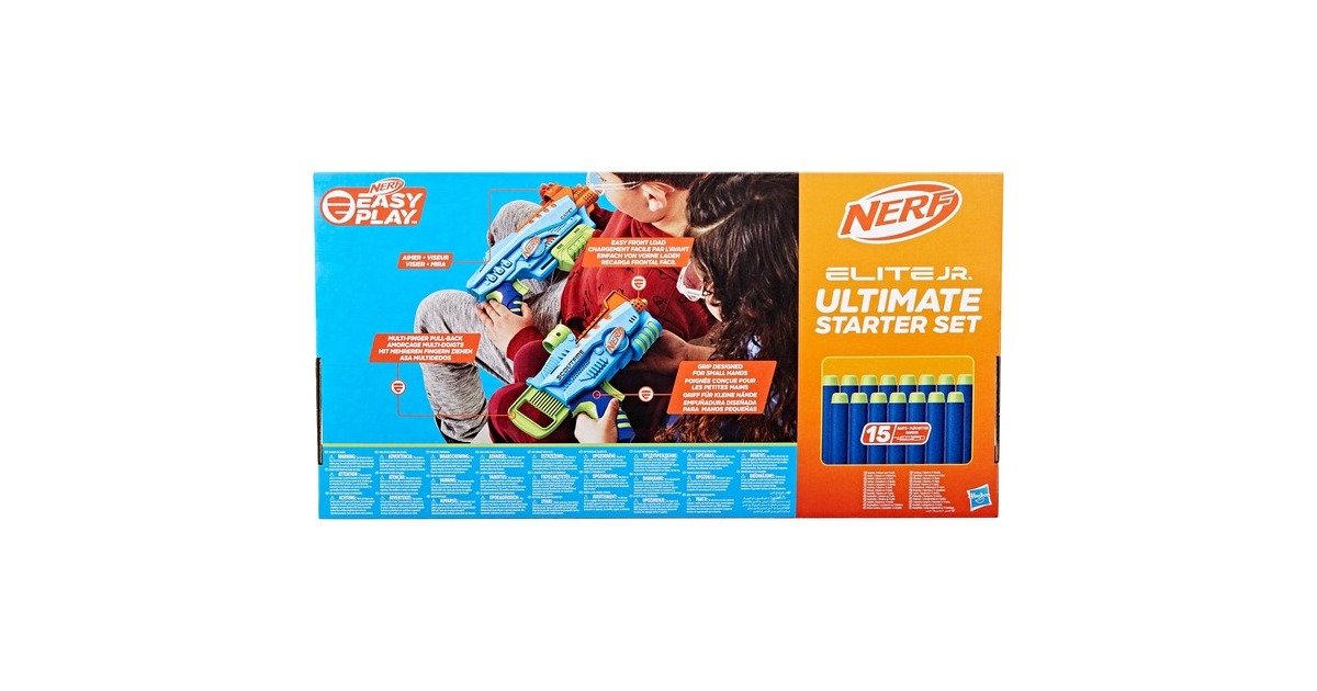 Hasbro Nerf Elite Junior Ultimate Starter Set, Nerf Gun
