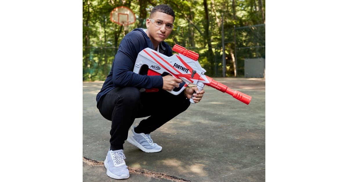 Hasbro Nerf Fortnite B-AR, Nerf Gun(weiß/rot)