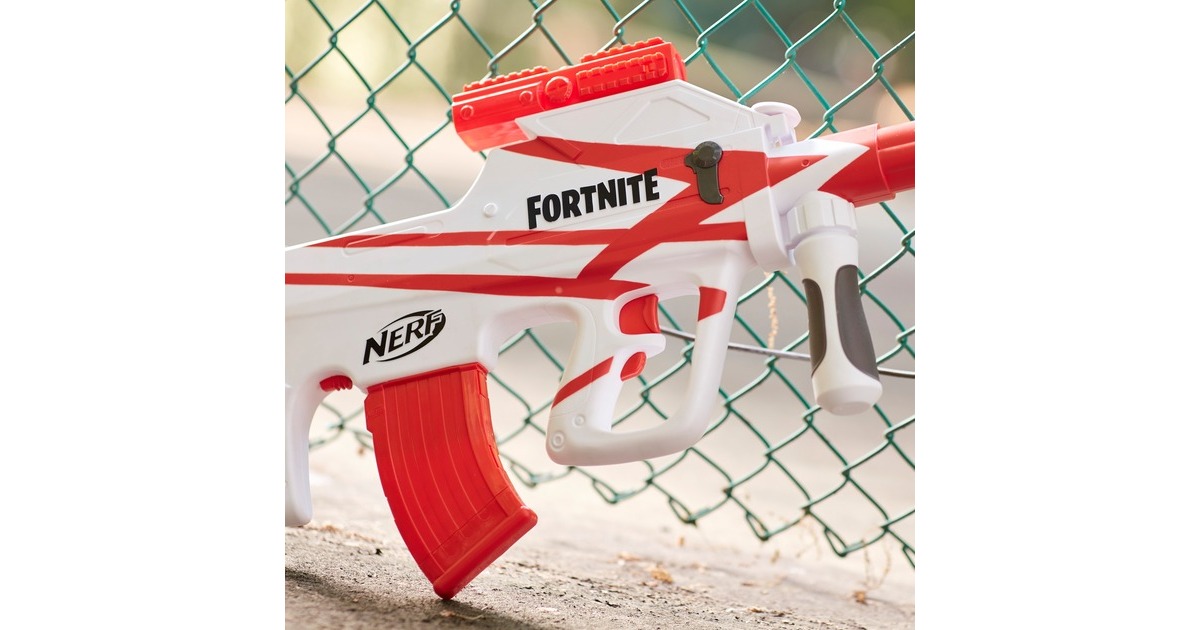 Hasbro Nerf Fortnite B-AR, Nerf Gun(weiß/rot)