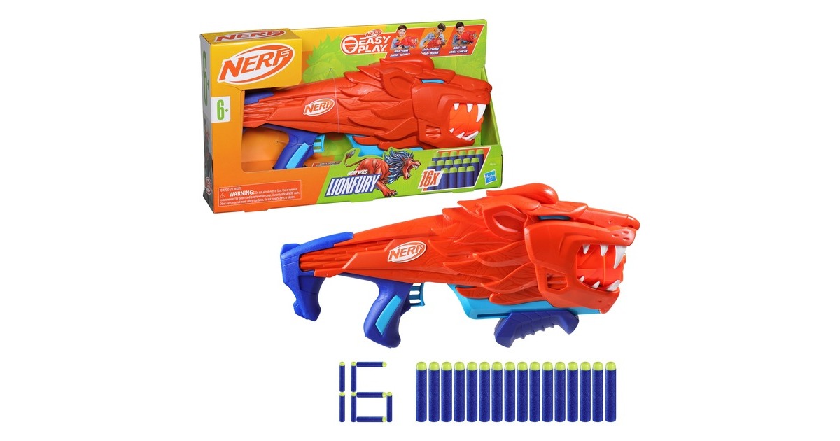 Hasbro Nerf Junior Wild Lionfury, Nerf Gun