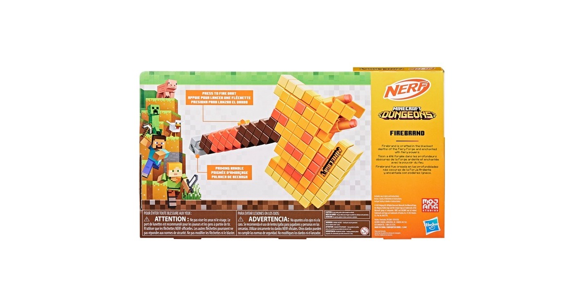 Hasbro Nerf Minecraft Firebrand, Nerf Gun