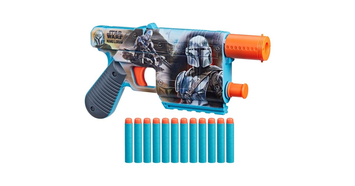 Hasbro Nerf Star Wars The Mandalorian Blaster, Dartblaster(mehrfarbig)