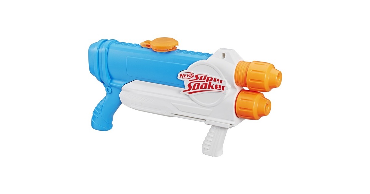 Hasbro Nerf Super Soaker Barracuda, Wasserpistole(weiß/blau)
