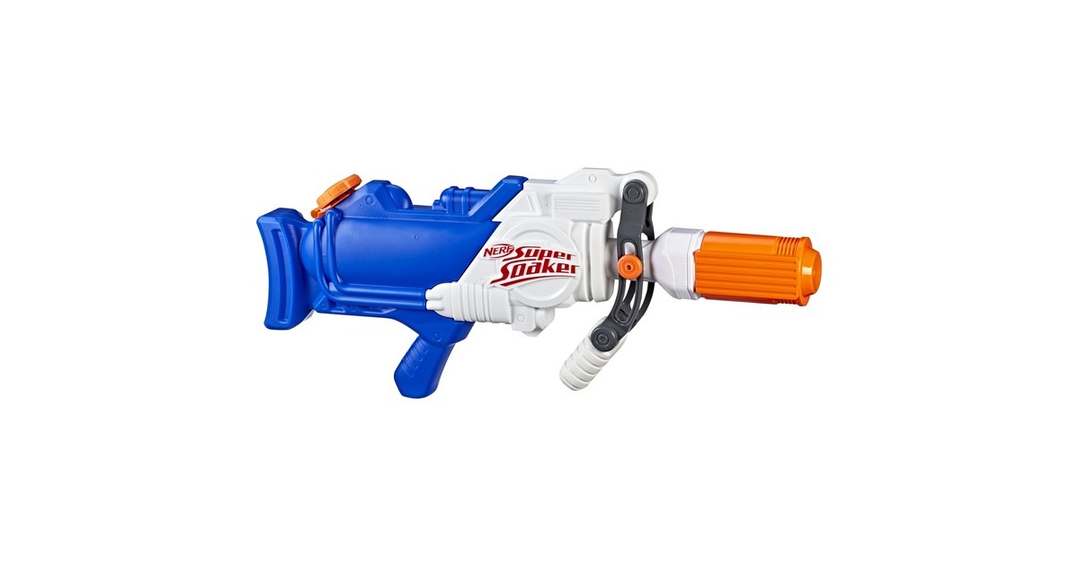 Hasbro Nerf Super Soaker Hydra, Wasserpistole(blau/weiß)