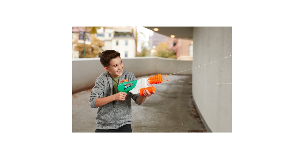 Hasbro Nerf Super Soaker Hydro Frenzy, Wasserpistole(türkis/weiß)