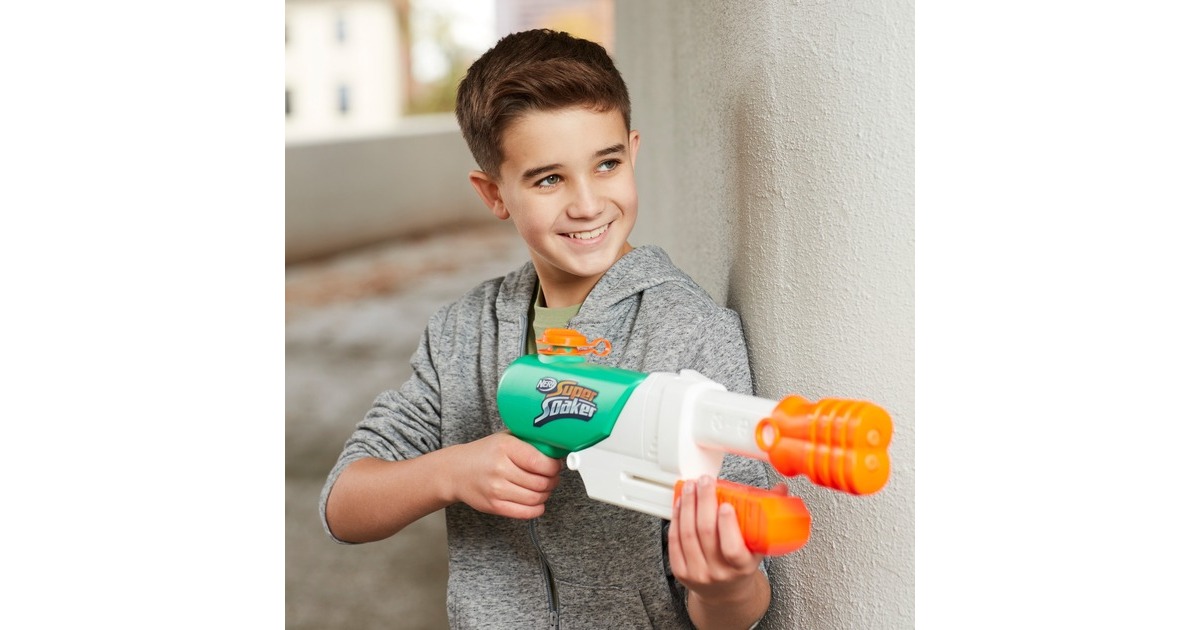 Hasbro Nerf Super Soaker Hydro Frenzy, Wasserpistole(türkis/weiß)