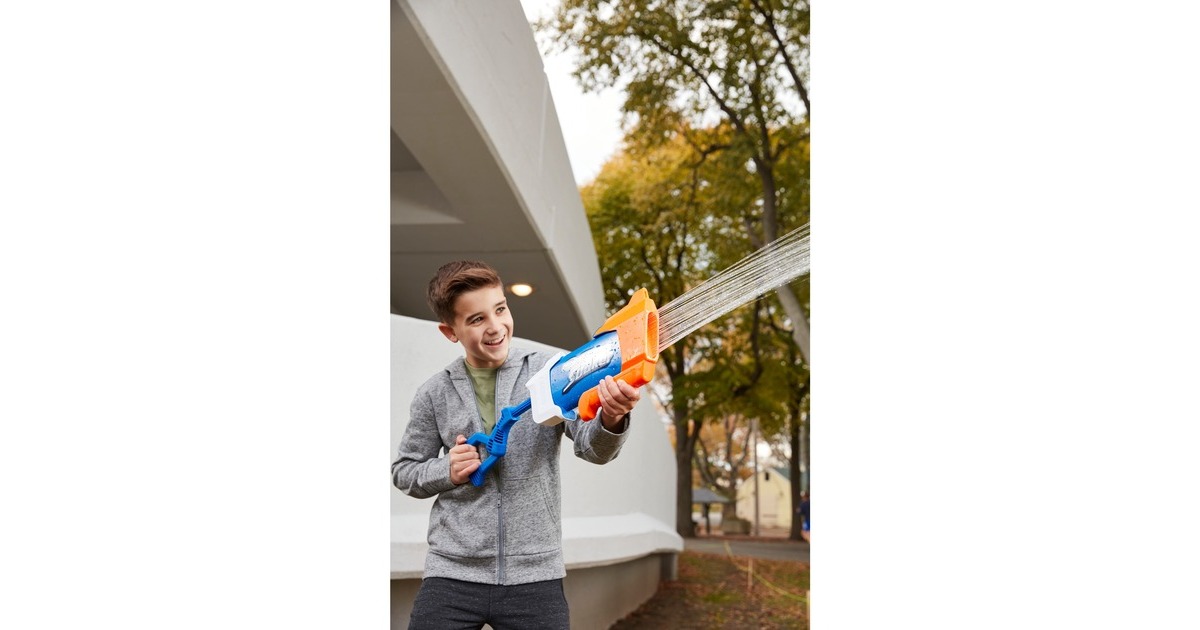 Hasbro Nerf Super Soaker Rainstorm, Wasserpistole(blau/orange)