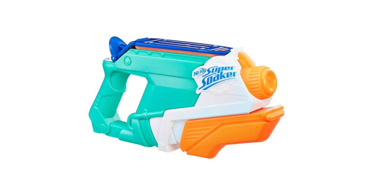 Hasbro Nerf Super Soaker Splash Mouth, Wasserpistole(türkis/weiß)