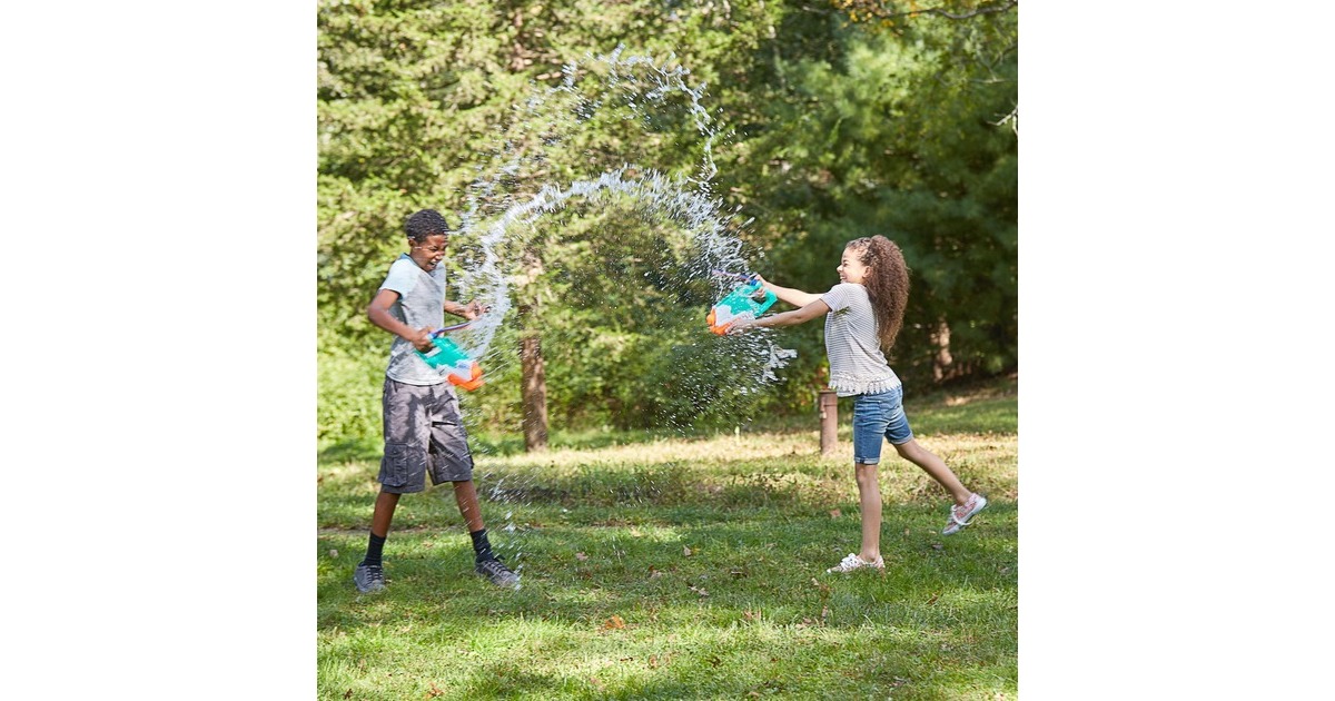 Hasbro Nerf Super Soaker Splash Mouth, Wasserpistole(türkis/weiß)
